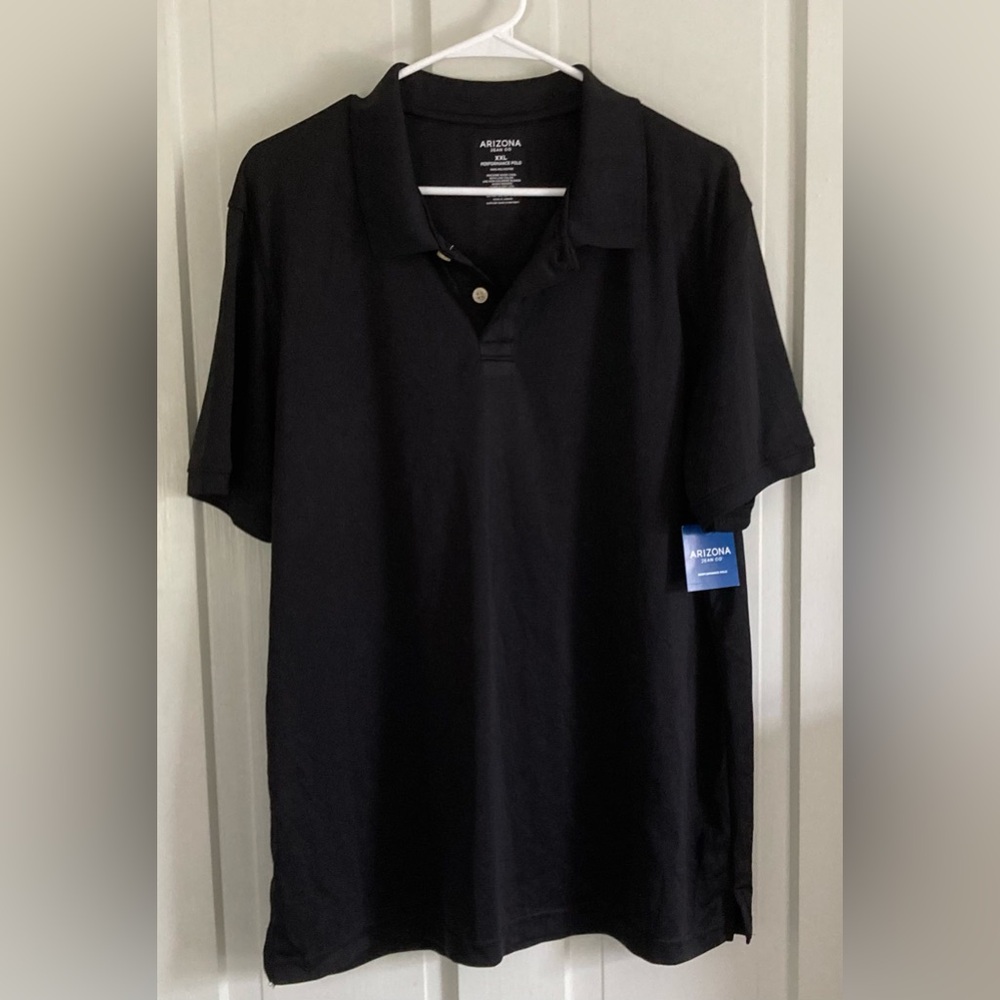 Arizona Jean Company Men's Polo in Classic Black